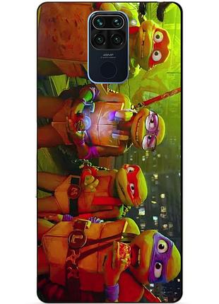 Силіконовий чохол бампер для xiaomi redmi note 9 черепашки ніндзя