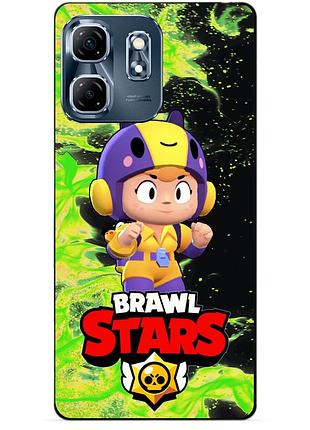Силіконовий бампер чохол для infinix smart 9 (x6532) з героєм бравл беа снайпер
