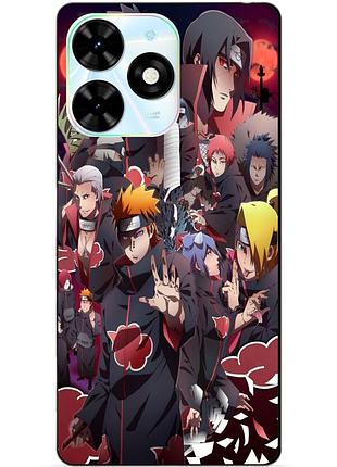 Чехол силиконовый бампер для infinix smart 8 plus (x6526) с рисунком наруто naruto аниме