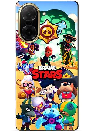 Чехол силиконовый бампер для xiaomi redmi a5 с картинкой бравл силовая лига нокаут леон ворон