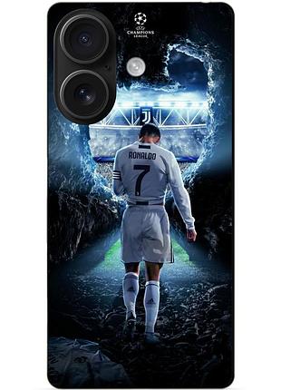 Силіконовий чохол бампер для iphone 16 з малюнком ronaldo роналдо