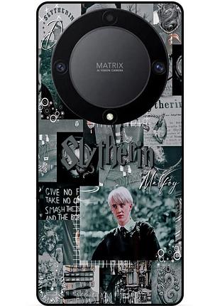 Чехол силиконовый бампер для huawei honor magic 6 lite с рисунком slytherin слизерин драко малфой гарри поттер
