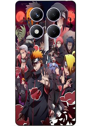 Силіконовий чохол бампер для xiaomi redmi note 14 pro plus 5g з малюнком наруто naruto аніме