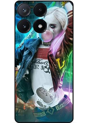 Чехол силиконовый бампер для infinix note 40 pro (x6850) с рисунком harley quinn харли квинн joker