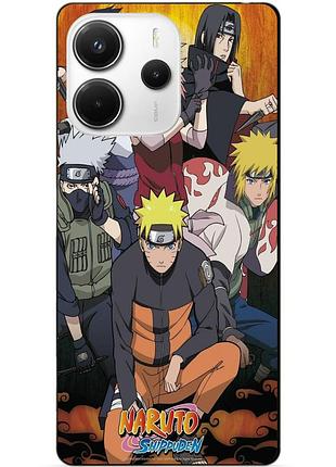 Силіконовий чохол бампер для xiaomi redmi note 14 з малюнком naruto наруто аніме