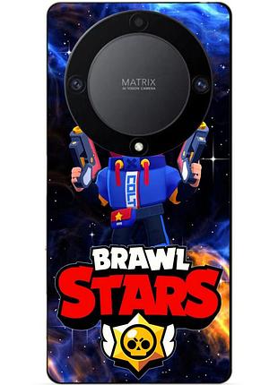 Чехол силиконовый бампер для huawei honor magic 6 lite с героем космический бравл кольт