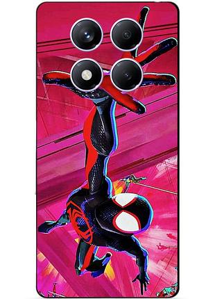 Силіконовий чохол бампер для xiaomi redmi note 14 pro з малюнком spider man людина-павук