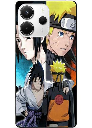 Силіконовий чохол бампер для xiaomi redmi note 14 з малюнком наруто узумакі naruto