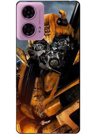 Чехол силиконовый бампер для motorola moto g85 5g с рисунком бамблби bumblebee трансформеры