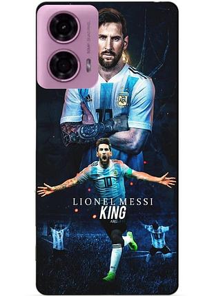 Силіконовий чохол бампер для motorola moto g85 5g з малюнком messi or мессі