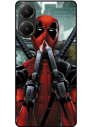Силіконовий бампер чохол для xiaomi poco x7 pro з малюнком дедпул deadpool