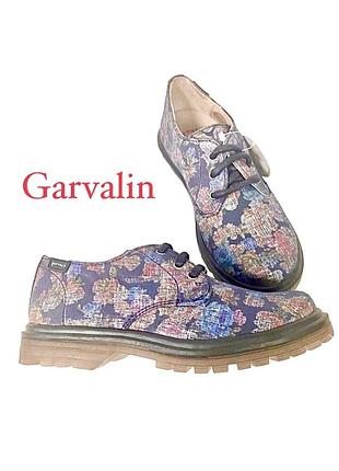 Нові з бірками стильні туфлі для дівчинки garvalin (161687, натуральна шкіра) на 29,30,31,38 розмір