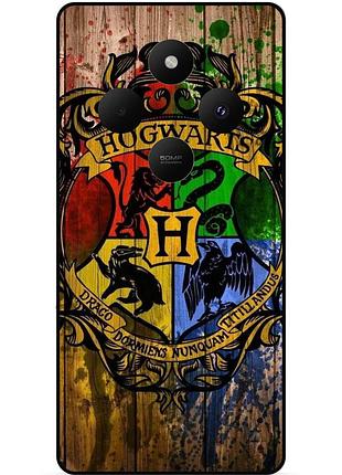 Чехол силиконовый бампер для xiaomi redmi 14c с рисунком hogwarts хогвартс гарри поттер harry potter