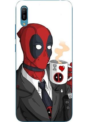 Силиконовый чехол с рисунком дэдпул deadpool для iphone 3