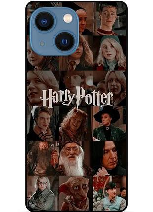 Чехол силиконовый бампер для iphone 15 с рисунком harry potter гарри поттер