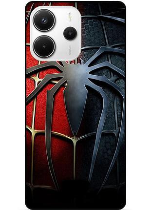 Силіконовий чохол бампер для xiaomi redmi note 14 з малюнком людина-павук spider man