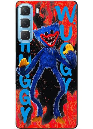 Силіконовий чохол бампер для infinix hot 50 (x6882) з малюнком huggy wuggy хаггі вагі