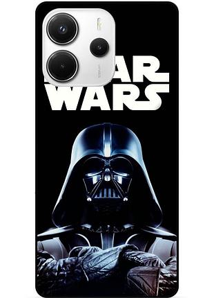 Силіконовий бампер чохол для xiaomi redmi note 14 з малюнком star wars зоряні війни дарт вейдер