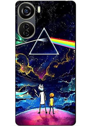 Чехол силиконовый бампер для zte nubia neo 5g с рисунком рик и морти rick and morty