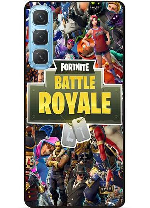 Чехол силиконовый бампер для infinix hot 50 (x6882) игра fortnite фортнайт