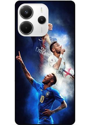 Силіконовий бампер чохол для xiaomi redmi note 14 з малюнком neymar неймар