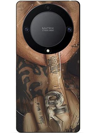 Чехол силиконовый бампер для huawei honor magic 6 lite с рисунком swag