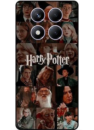 Чехол силиконовый бампер для xiaomi redmi note 14 pro с рисунком harry potter гарри поттер