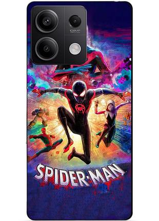 Силіконовий чохол бампер для xiaomi redmi note 14s spider man людина-павук