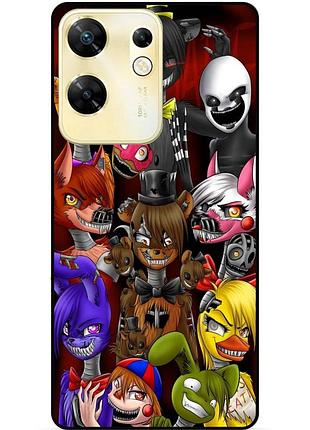 Чехол силиконовый бампер для infinix zero 30 4g с рисунком freddy аниматроники фредди