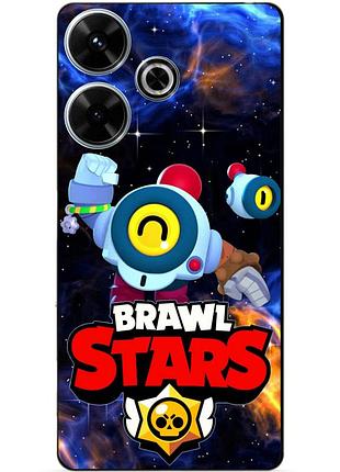 Силіконовий бампер чохол для infinix hot 30 play (x6835b)/13 power з героєм космічний бравл нані