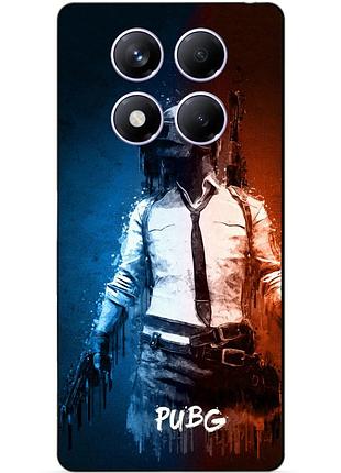 Чехол силиконовый бампер для xiaomi redmi note 14 pro 5g с рисунком puвg пабг