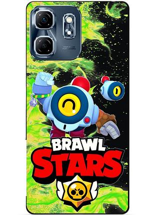 Чехол силиконовый бампер для infinix smart 9 (x6532) с героем бравл нани