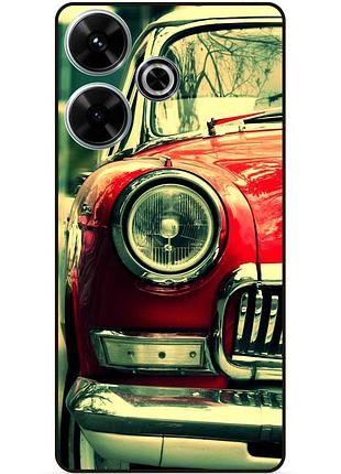 Чехол силиконовый бампер для infinix hot 30 (x6831) с рисунком ретро авто chevrolet машина