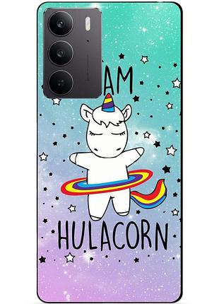 Силіконовий чохол бампер для realme c75 з малюнком єдиноріг поні