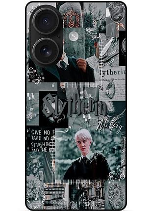 Чохол силіконовий бампер для iphone 16 з малюнком slytherin слизерин драко малфой гаррі поттер harry potter