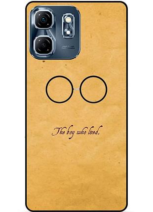 Чохол силіконовий бампер для infinix smart 9 (x6532) з малюнком гаррі поттер harry potter окуляри