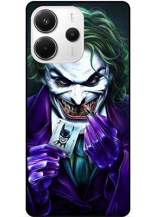 Силіконовий бампер чохол для xiaomi redmi note 14 5g з малюнком joker джокер
