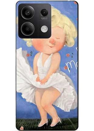 Чехол силиконовый бампер для xiaomi redmi note 14s с рисунком мэрилин монро гапчинская marilyn monroe