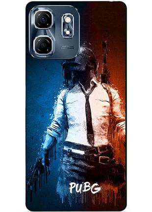 Силіконовий чохол бампер для infinix hot 50i (x6531b) з малюнком pubg пабг