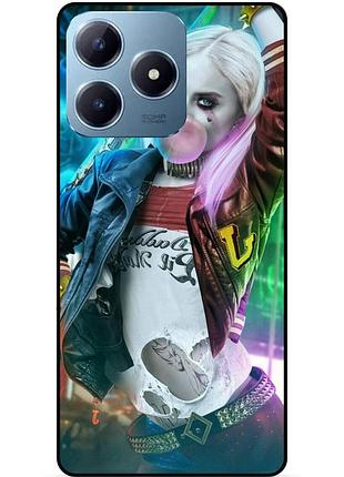 Силіконовий бампер чохол для realme c63 з малюнком harley quinn харлі квінн joker