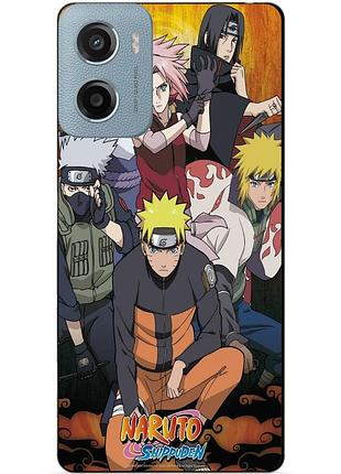 Силіконовий чохол бампер для motorola moto e15 з малюнком naruto наруто аніме