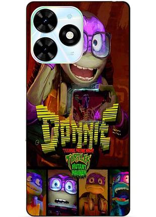Чехол силиконовый бампер для infinix smart 8 plus (x6526) с рисунком донни donnie черепашки ниндзя