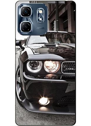 Чехол силиконовый бампер для infinix smart 9 (x6532) с рисунком dodge додж машина авто