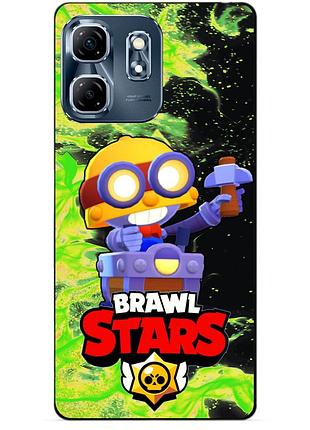 Силіконовий бампер чохол для infinix hot 50i (x6531b) з героєм бравл карл