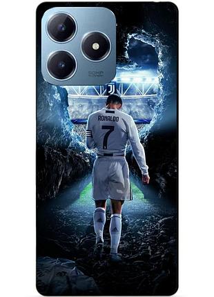 Силіконовий чохол бампер для realme c63 з малюнком ronaldo роналдо