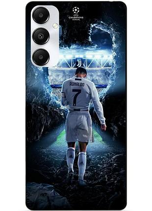 Чехол силиконовый бампер для samsung a56 с рисунком ronaldo роналдо