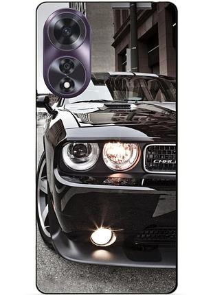Чехол силиконовый бампер для oppo a60 с рисунком dodge додж машина авто