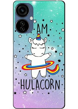 Силіконовий чохол бампер для oppo a3 з малюнком єдиноріг поні