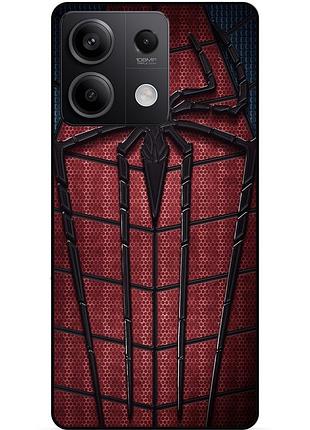 Силіконовий чохол бампер для xiaomi redmi note 14s з картинкою людина-павук spider man