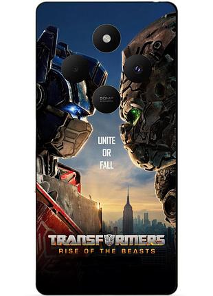 Силіконовий чохол бампер для xiaomi redmi a4 з малюнком звіробої трансформери transformers